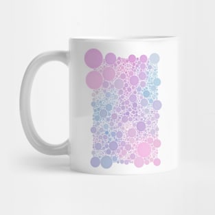 Pastel Cotton Candy Polka Dot Bubble Pattern Mug